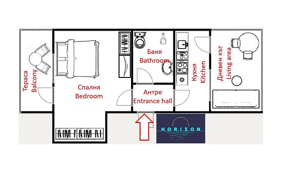 Horizon Apartment Burgas